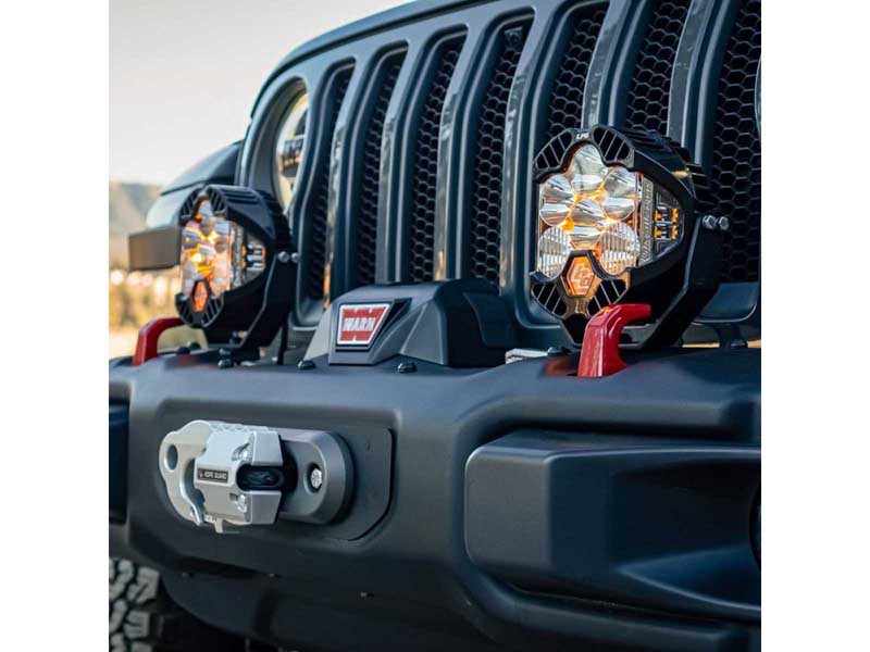 Baja Designs 447671 Jeep JL/JT Rubicon Steel Bumper LED Light Kit LP6