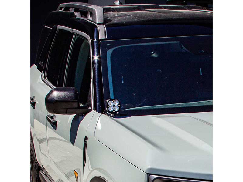 Baja Designs 447686 Ford Bronco Sport A-Pillar Kit Squadron Pro Clear