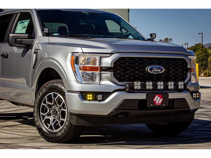 Baja Designs 447698 Ford, F150, (21-On), FPK, SAE Baja Amber/Sport DC w/o DRL