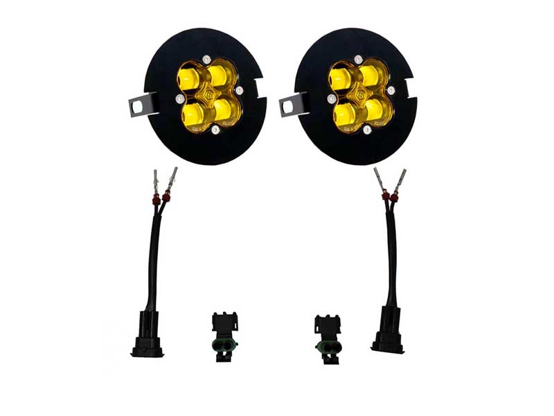 Baja Designs 447705 Ford/Toyota F-150 Tundra Tacoma SAE Fog Light Kit Baja Amber