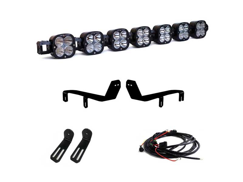 Baja Designs 447744 7 XL Linkable LED Light Kit For 17-19 Ford Super Duty