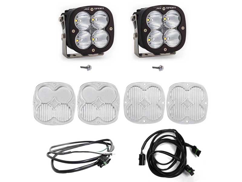 Baja Designs 447753UP Bronco A Piller Light Kit 21-Up Ford Bronco XL Sport Spot w/Upfitter