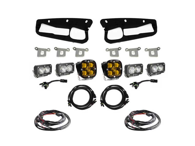 Baja Designs 447762 Bronco Baja Amber SAE Fog Pocket Kit 21-Up Ford Bronco