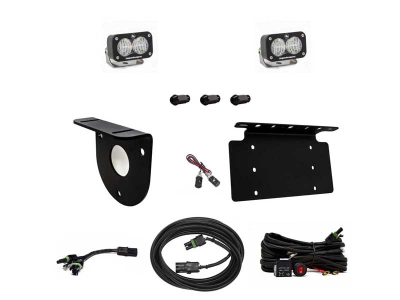 Baja Designs 447764 Bronco Dual S2 Sport W/C Reverse Kit w/Lic Plate 21-Up Ford Bronco