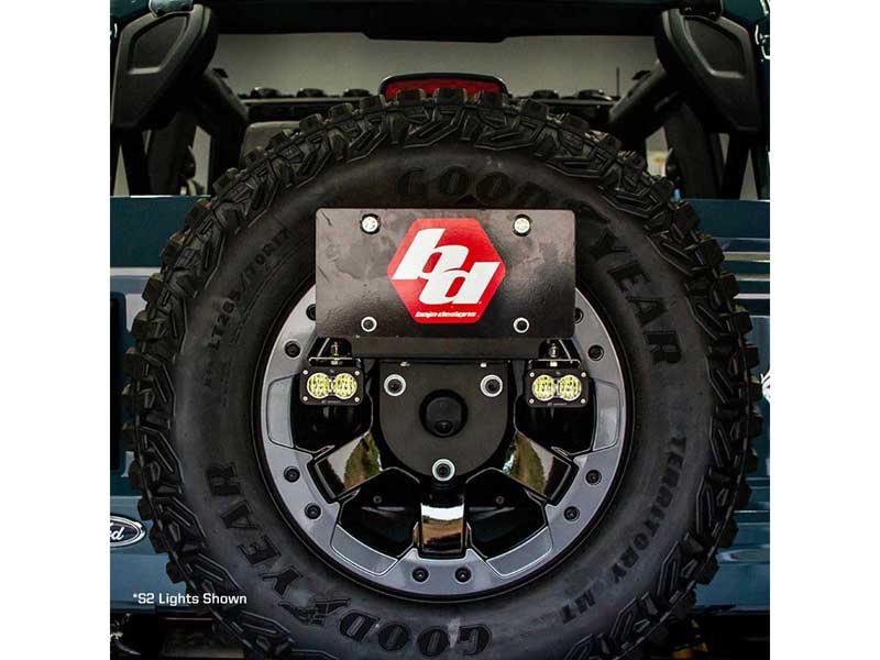 Baja Designs 447765 Ford Bronco Dual S1 W/C Reverse Kit w/Lic Plate