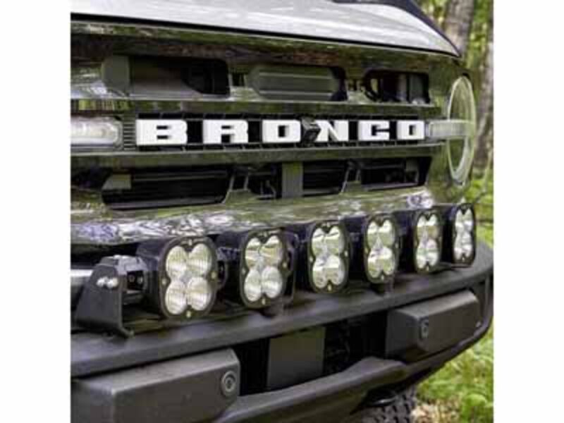 Baja Designs 447768 6 XL Linkable Light Bar Kit Plastic Bumper Mount 21-Up Ford Bronco