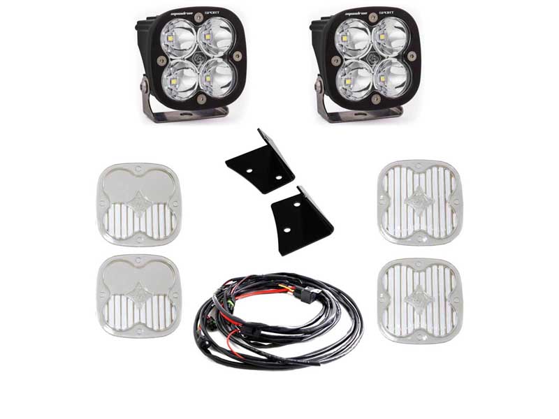 Baja Designs 447796 Jeep, JK Squadron Sport Spot A-Pillar Kit
