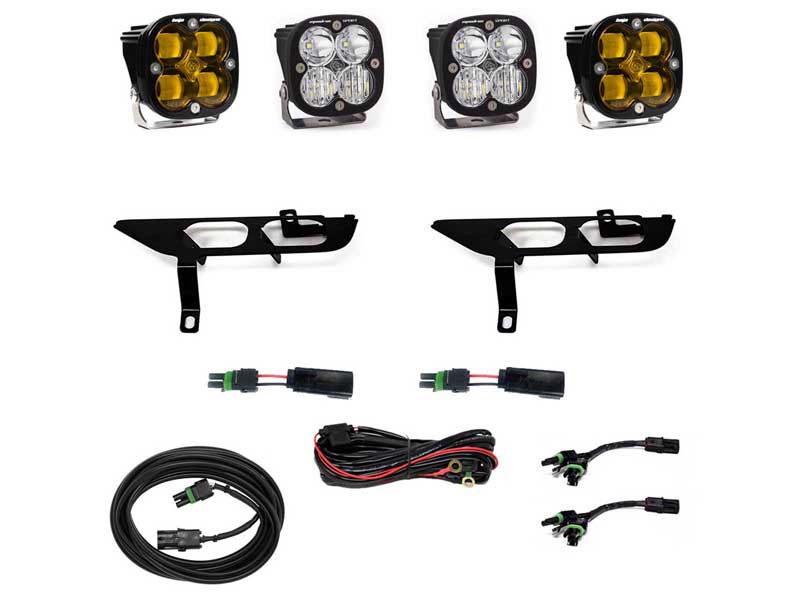 Baja Designs 447869 Ford, F150, (21-On), FPK, SAE Baja Amber/Sport DC w/ DRL