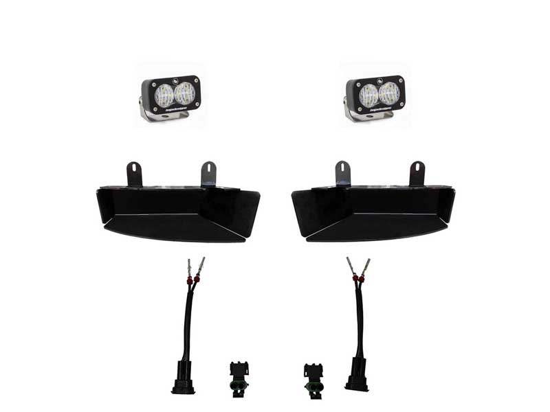 Baja Designs 448042 Dodge Ram Light Kit For Ram 2500/3500 19-On FPK S2 Sport W/C White