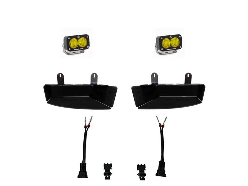 Baja Designs 448043 Dodge Ram Light Kit For Ram 2500/3500 19-On FPK S2 Sport W/C Baja Amber