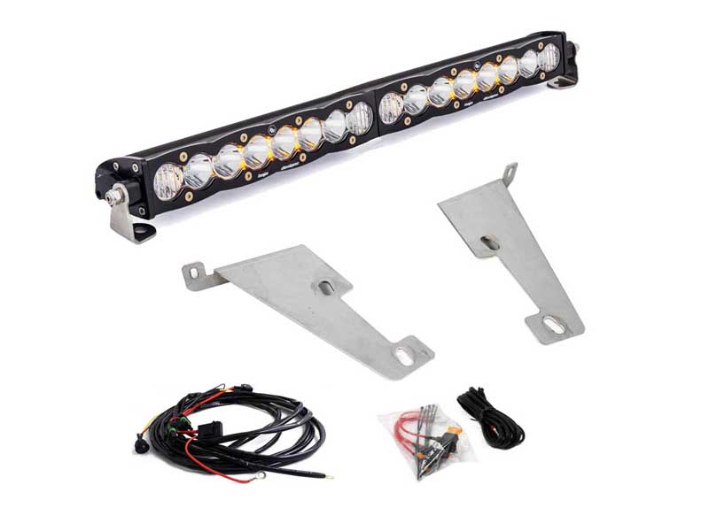 Baja Designs 448076 2022 Toyota Tundra 20-Inch S8 Behind Bumper Kit Clear Non-Hybrid