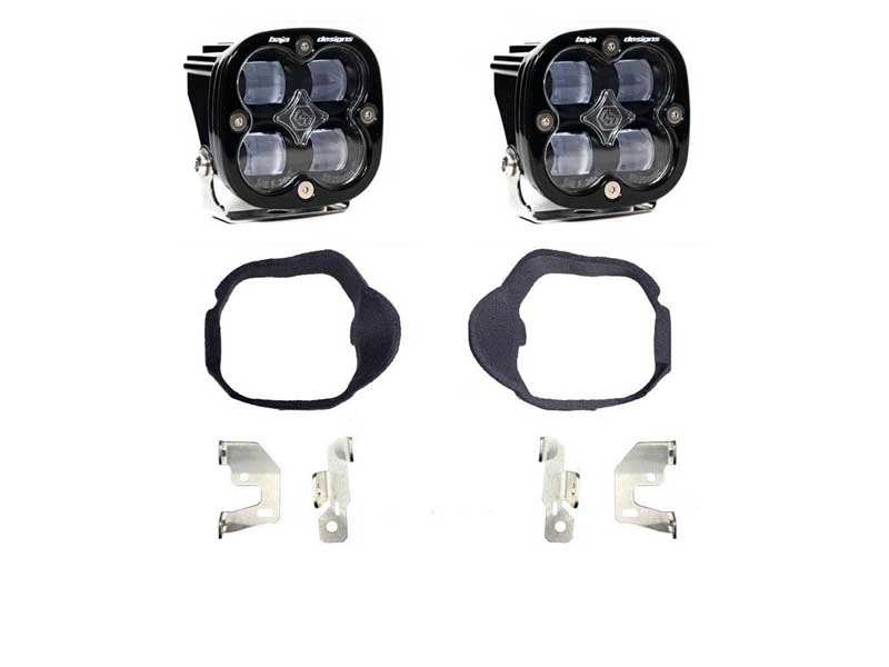 Baja Designs 448129 Squadron SAE Fog Pocket Light Kit For 2014-2018 Sprinter Van (Clear)