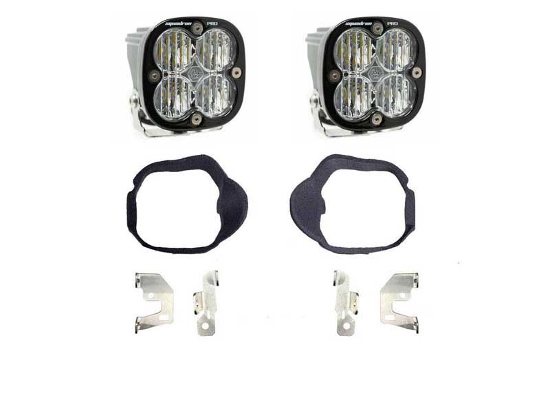 Baja Designs 448131 Squadron Pro Fog Pocket Light Kit For 2014-2018 Sprinter Van (Clear)