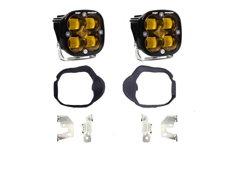 Baja Designs 448132 Squadron SAE Fog Pocket Light Kit For 2014-2018 Sprinter Van (Baja Amber)