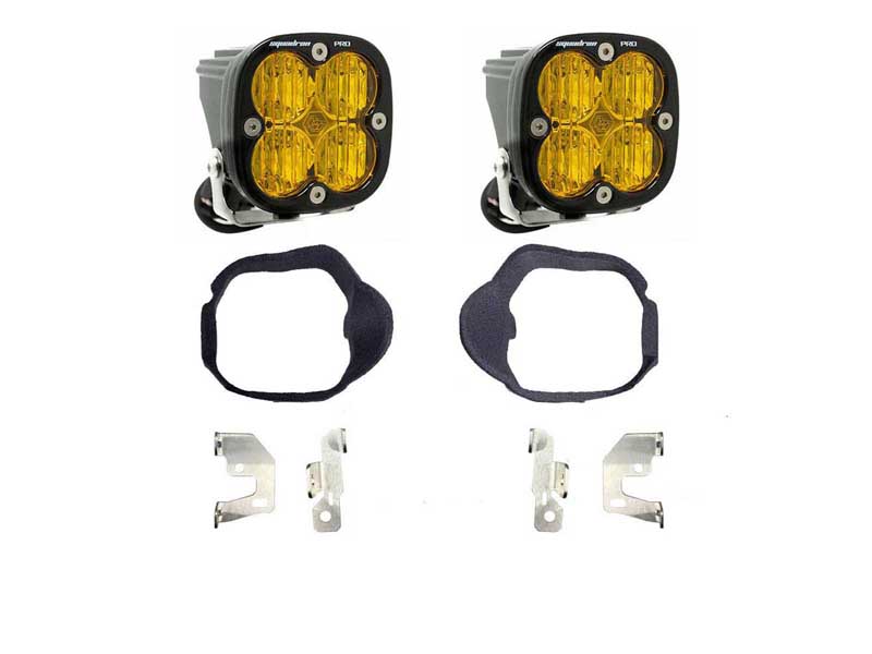 Baja Designs 448134 Squadron Pro Fog Pocket Light Kit For 2014-2018 Sprinter Van (Baja Amber)