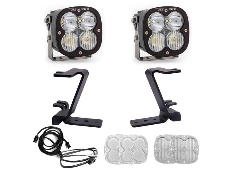 Baja Designs 448211UP XL Pro A-Pillar Kit 2023-On F250/350 Driving/Combo Clear Upfitter Wiring