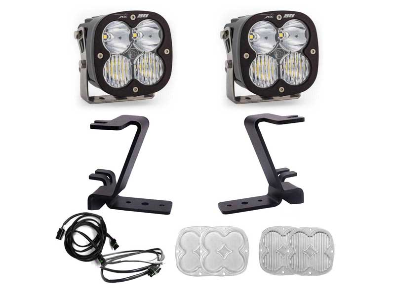 Baja Designs 448212UP XL80 A-Pillar Kit 23-On F250/350 Driving/Combo Clear Upfitter Wiring
