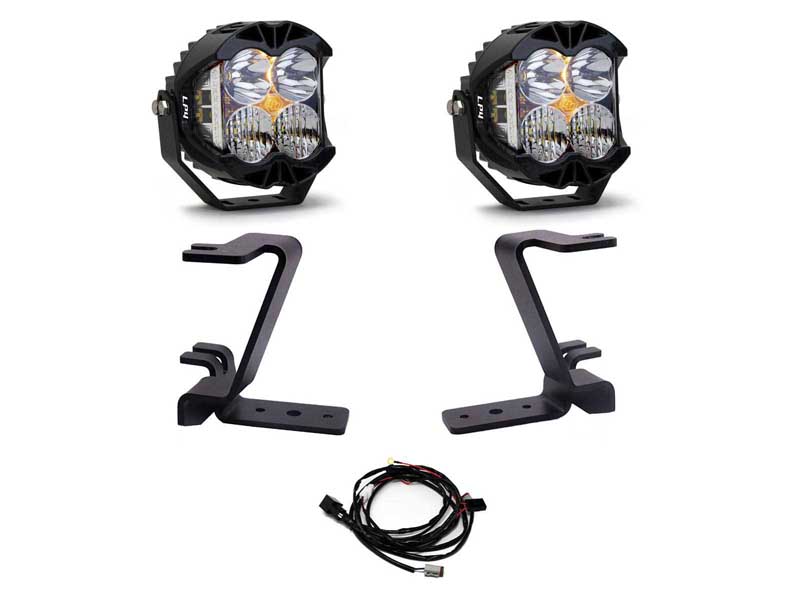 Baja Designs 448213 LP4 A-Pillar Kit 2023-On F-250/350 Super Duty Driving/Combo Clear Toggle Wiring