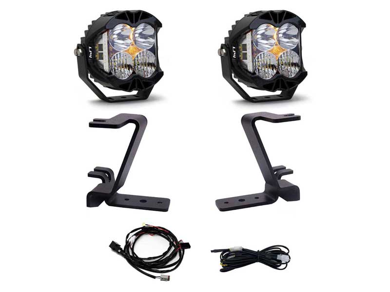 Baja Designs 448213UP LP4 A-Pillar Kit 2023-On F250/350 Driving/Combo Clear Upfitter Wiring
