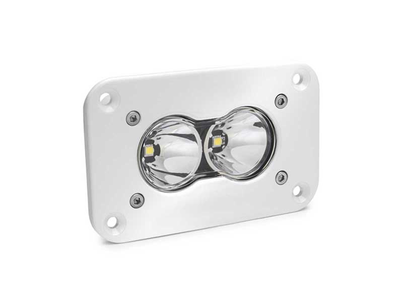 Baja Designs 481006WT LED Work Light Flush Mount Clear Lens Work/Scene Pattern White S2 Pro