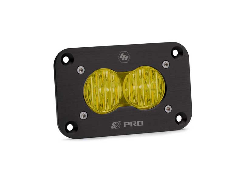 Baja Designs 481015 LED Wide Cornering Baja Amber Flush Mount S2 Pro