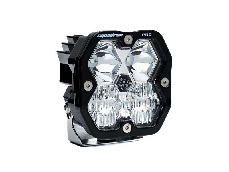 Baja Designs 49-0003-2 Squadron 2.0 Pro Black LED Auxiliary Light Pod Universal Clear Driving/Combo