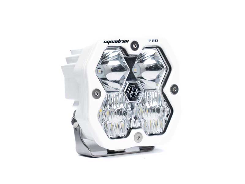 Baja Designs 49-0003-WT-2 Squadron 2.0 Pro White LED Auxiliary Light Pod Clear Driving/Combo