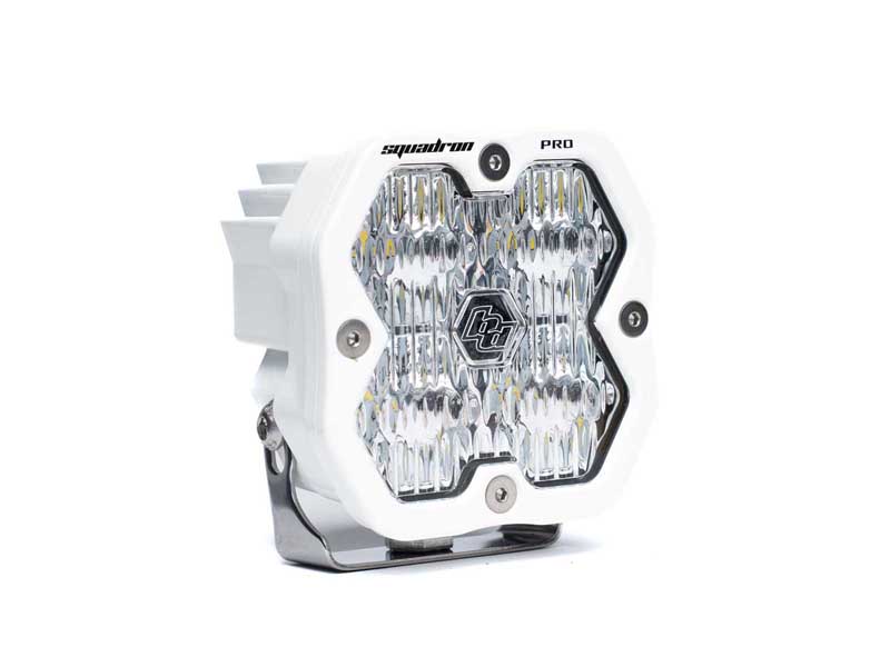 Baja Designs 49-0005-WT-2 Squadron 2.0 Pro White LED Auxiliary Light Pod Clear Wide Cornering
