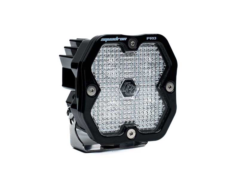 Baja Designs 49-0006-2 Squadron 2.0 Pro Black LED Auxiliary Light Pod Universal Clear Work/Scene