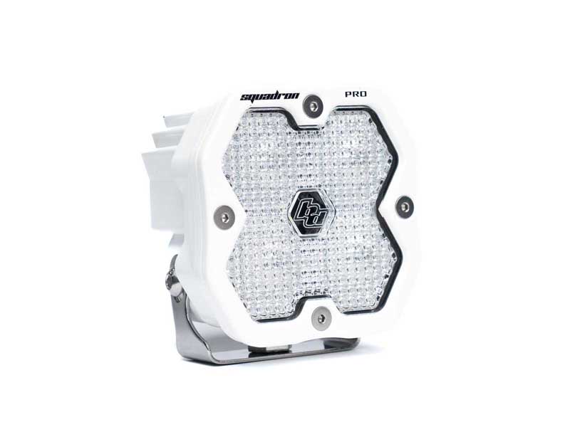 Baja Designs 49-0006-WT-2 Squadron 2.0 Pro White LED Auxiliary Light Pod Universal Clear Work/Scene
