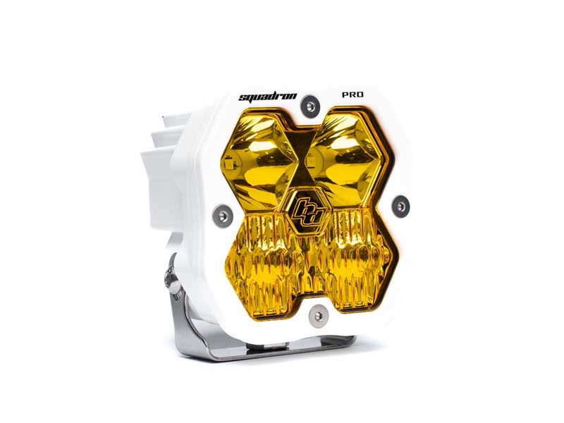 Baja Designs 49-0013-WT-2 Squadron 2.0 Pro White LED Auxiliary Light Pod Amber Driving/Combo