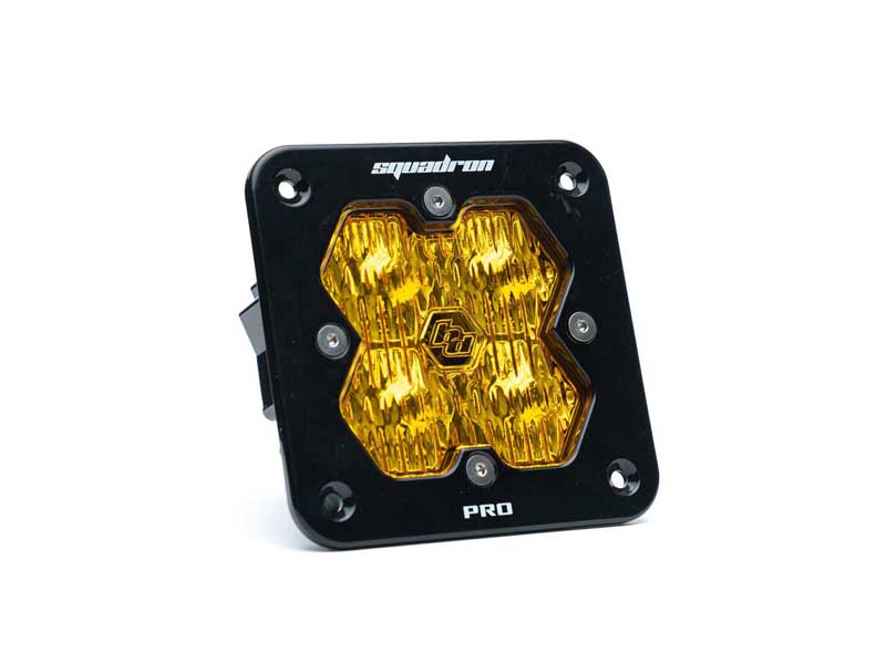 Baja Designs 49-1015-2 Squadron 2.0 Pro Black Flush Mount LED Auxiliary Light Pod