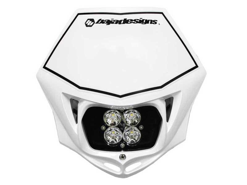 Baja Designs 497001WT Motorcycle Headlight LED Race Light White Squadron Pro