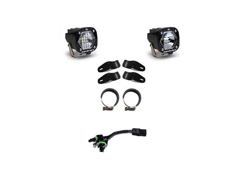 Baja Designs 507087 S1 Universal Moto Kit Driving/Combo w/EFI