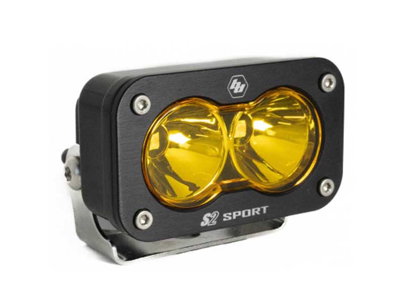 Baja Designs 540011 LED Work Light Baja Amber Lens Spot Pattern Each S2 Sport