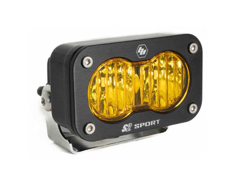 Baja Designs 540015 LED Work Light Baja Amber Lens Wide Cornering Pattern Each S2 Sport