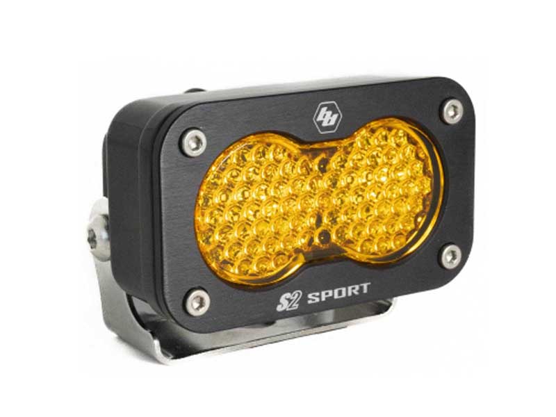 Baja Designs 540016 LED Work Light Baja Amber Lens Work/Scene Pattern Each S2 Sport