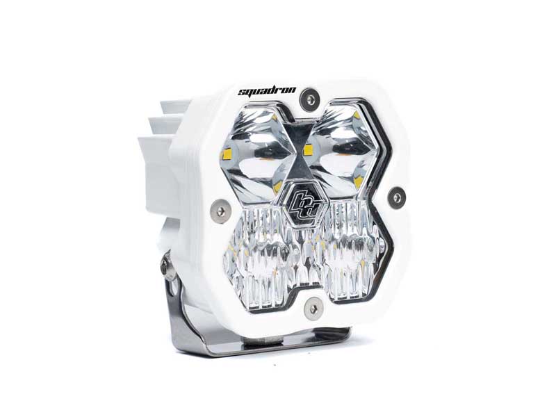 Baja Designs 55-0003-WT-2 Squadron 2.0 Sport White LED Auxiliary Light Pod Clear Driving/Combo