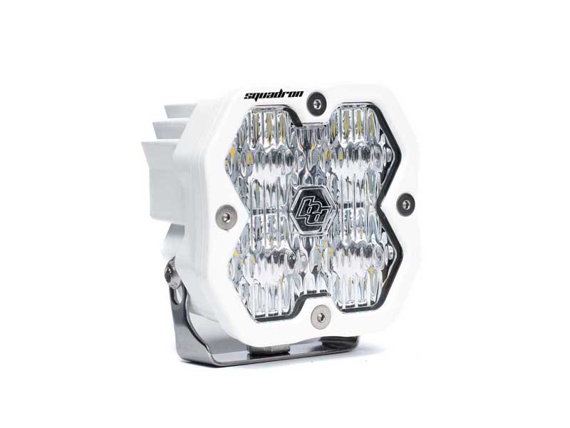 Baja Designs 55-0005-WT-2 Squadron 2.0 Sport White LED Auxiliary Light Pod Clear Wide Cornering
