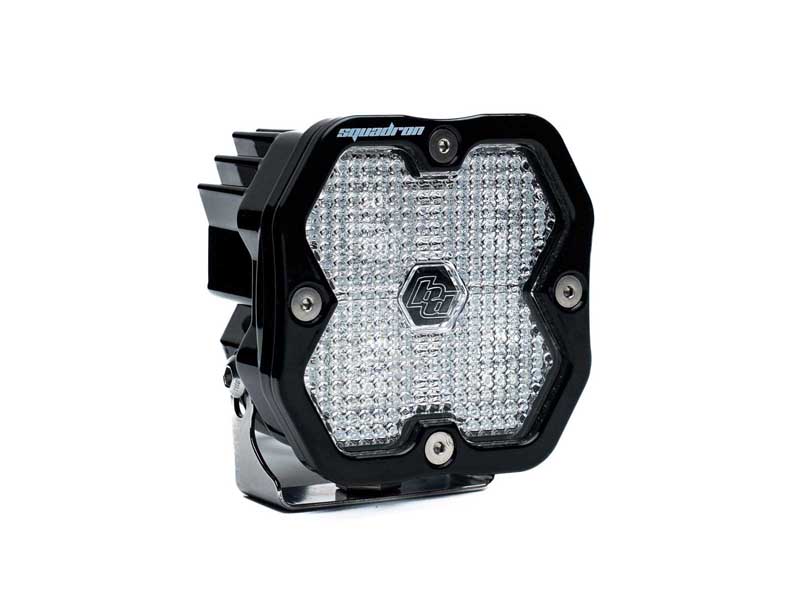 Baja Designs 55-0006-2 Squadron 2.0 Sport Black LED Auxiliary Light Pod Universal Clear Work/Scene