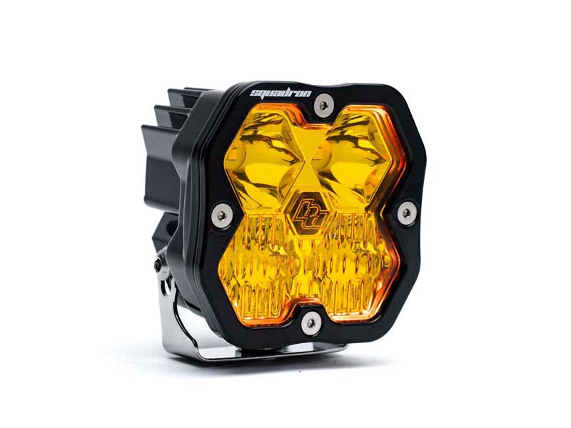 Baja Designs 55-0013-2 Squadron 2.0 Sport Black LED Auxiliary Light Pod Amber Driving/Combo