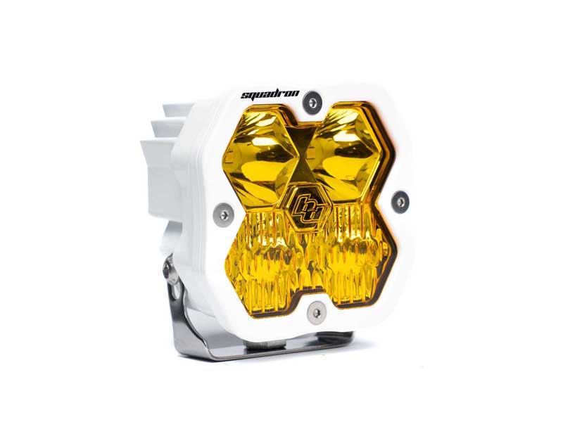 Baja Designs 55-0013-WT-2 Squadron 2.0 Sport White LED Auxiliary Light Pod Amber Driving/Combo
