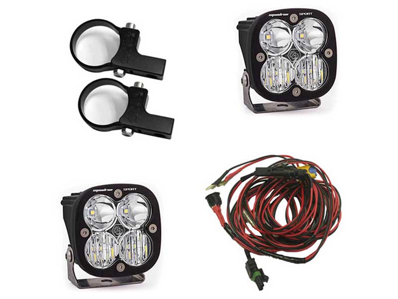 Baja Designs 557105 Polaris LED Light Pods 2 Inch Harness Horizontal Mounts Kit Squadron Sport