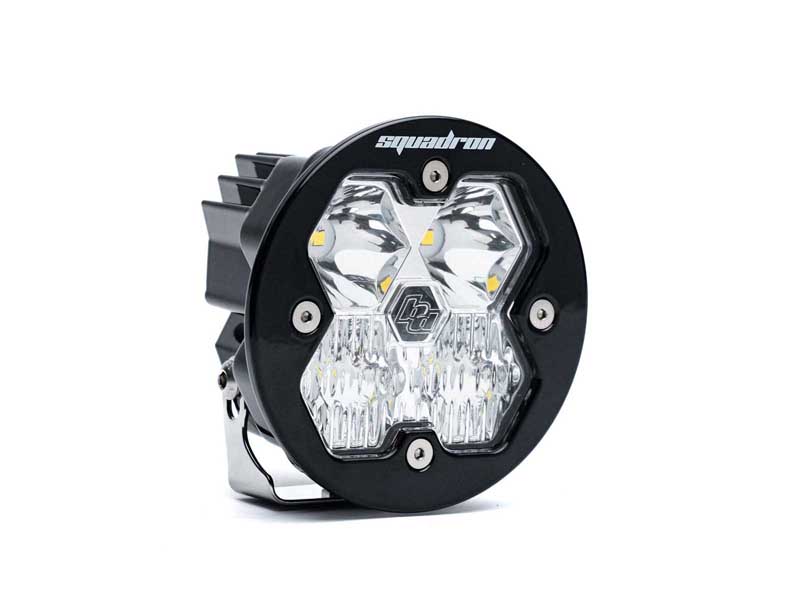 Baja Designs 58-0003-2 Squadron-R 2.0 Sport Black LED Auxiliary Light Pod Clear Driving/Combo