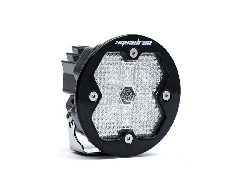 Baja Designs 58-0006-2 Squadron-R 2.0 Sport Black LED Auxiliary Light Pod Universal Clear Work/Scene