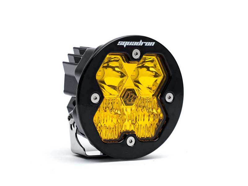 Baja Designs 58-0013-2 Squadron-R 2.0 Sport Black LED Auxiliary Light Pod Amber Driving/Combo