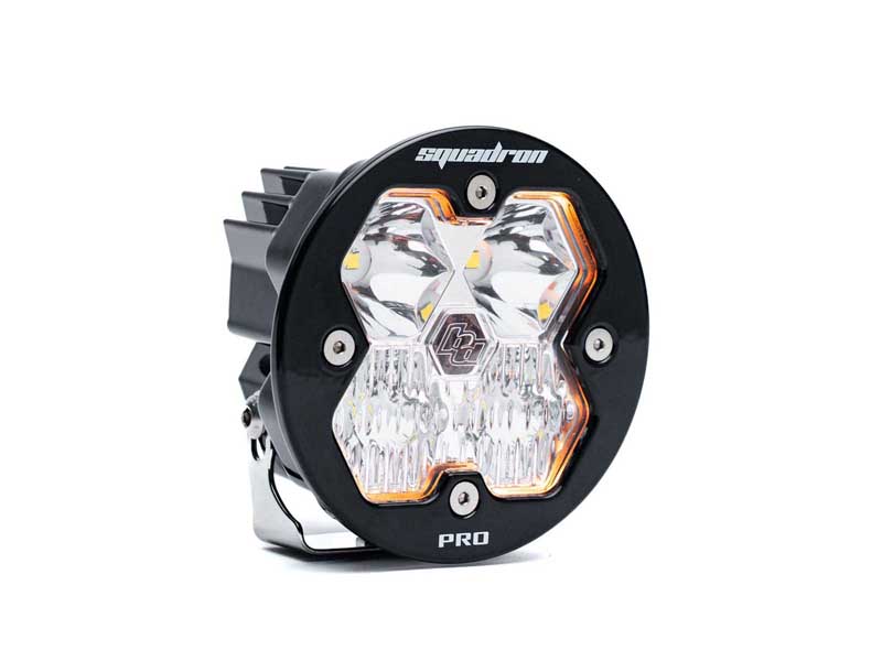Baja Designs 59-0003-2 Squadron-R 2.0 Pro Black LED Auxiliary Light Pod Universal Clr Driving/Combo