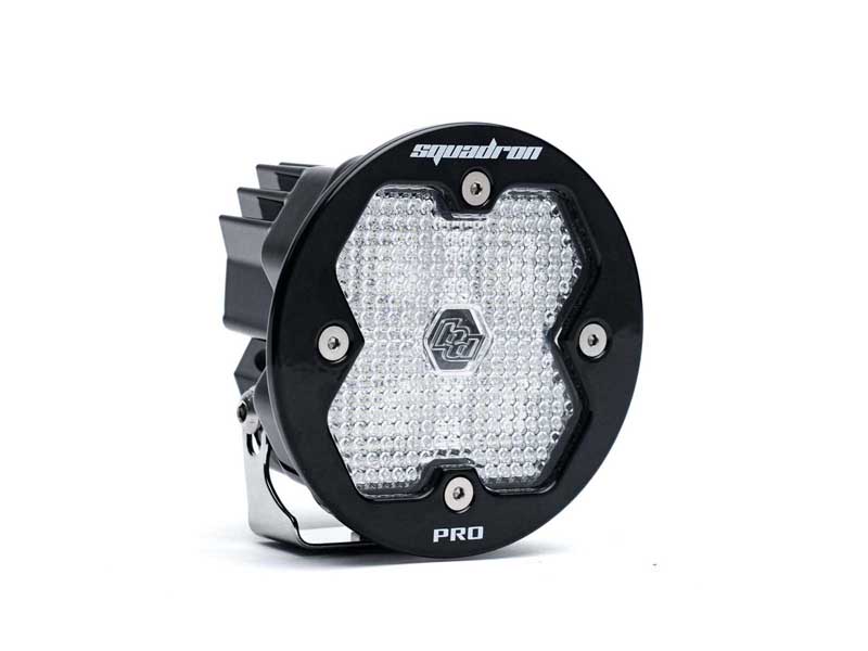 Baja Designs 59-0006-2 Squadron-R 2.0 Pro Black LED Auxiliary Light Pod Universal Clear Work/Scene