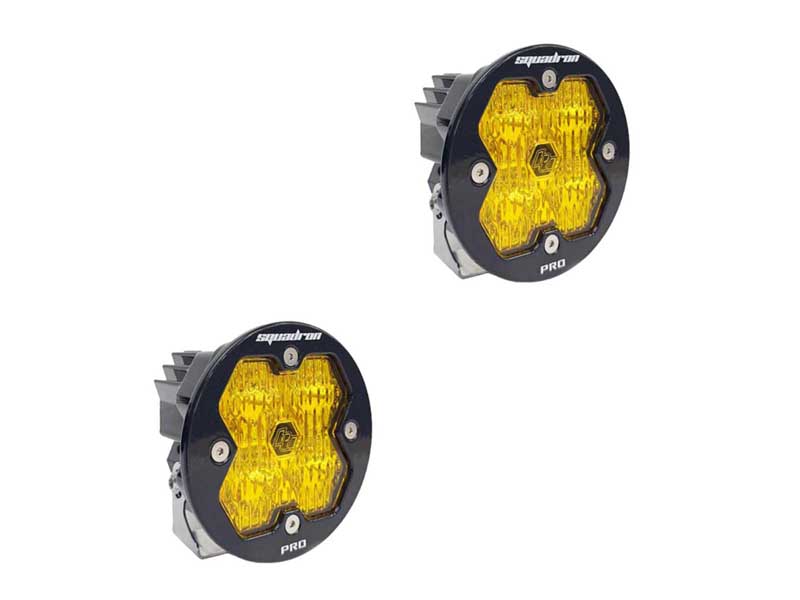Baja Designs 59-7815-2NH Squadron-R 2.0 Pro Black LED Auxiliary Light Pod Pair (No Harness)