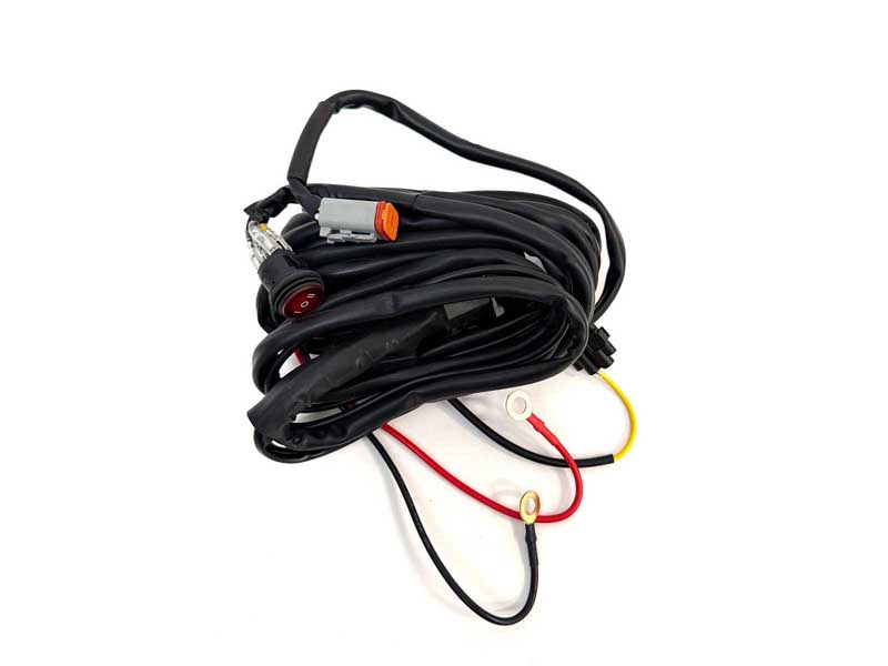 Baja Designs 60-0058 Squadron 2.0 4-pin Deutsch On/Off 1-Light (150W max) with Backlight Harness
